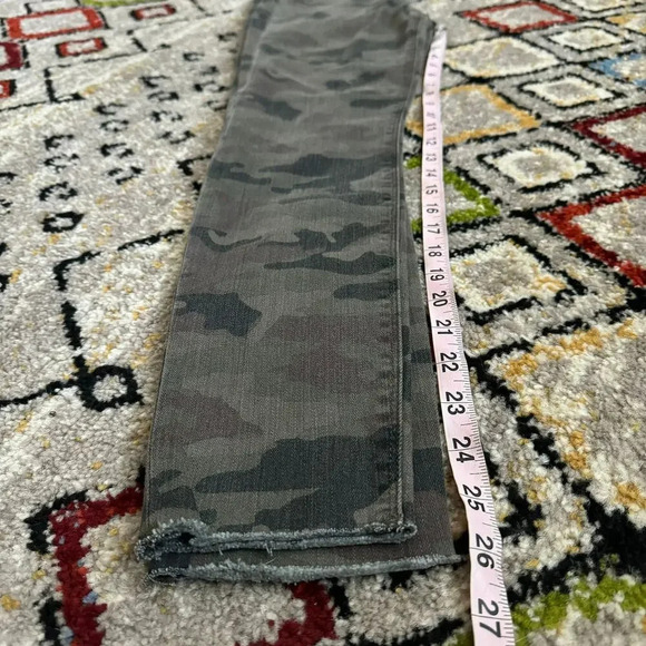 Hudson Womens Barbara Crop Super Skinny Jeans 25 Great Camouflage High Rise NEW - Picture 8 of 10